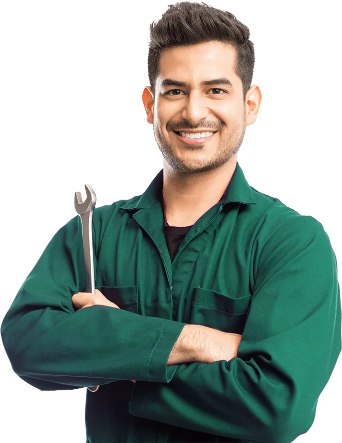 Técnico de COSMAC con llave
